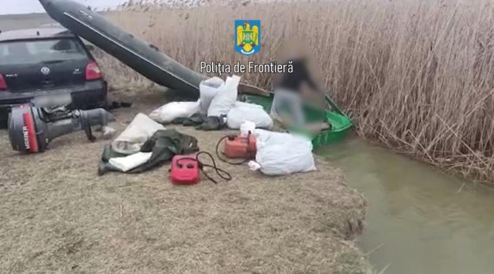 Mai multe ambarcațiuni ucrainene prinse la braconaj. Video
