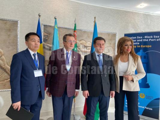 Conferință de presă:  Relația intermodală de transport dintre porturile caspice, portul Constanța și Dunăre