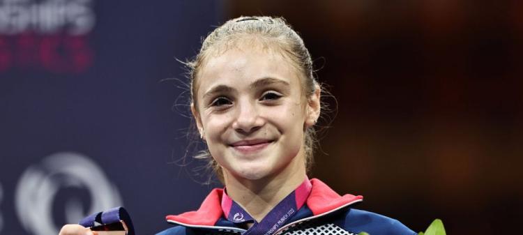Constănțeanca Sabrina Maneca Voinea, medaliată cu bronz la sol, la Europenele de la Antalya