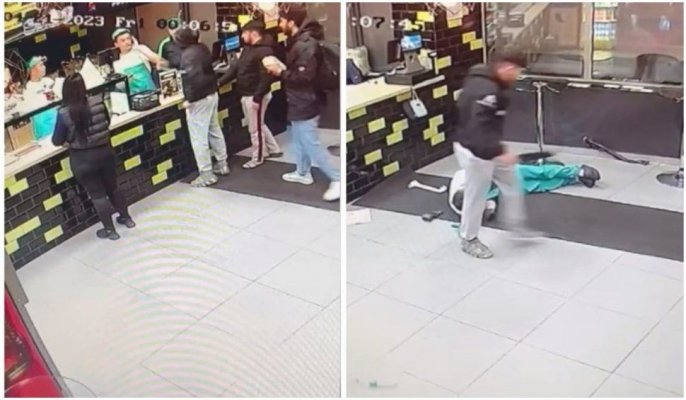 Atacatorul cu maceta de la shaormeria din Capitală, lăsat liber