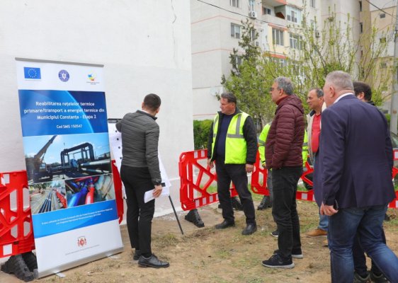 Începe a doua etapă a proiectului de reabilitare a rețelelor termice din Constanța