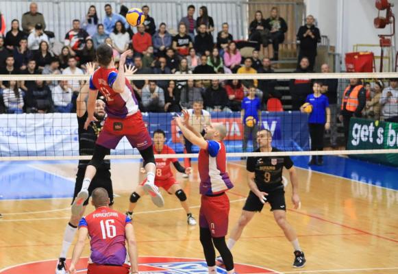 Volei masculin: CSA Steaua a făcut primul pas către finala Diviziei A1