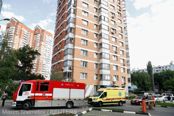 Moscova, atacată de drone; pagube minore şi nicio victimă