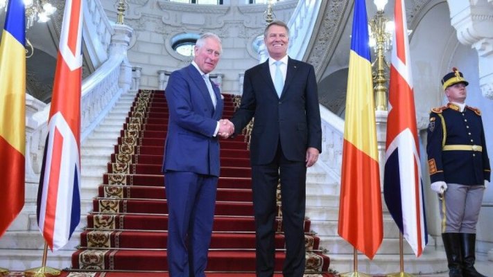 Regele Charles al III-lea va fi primit, vineri, de președintele Klaus Iohannis la Palatul Cotroceni