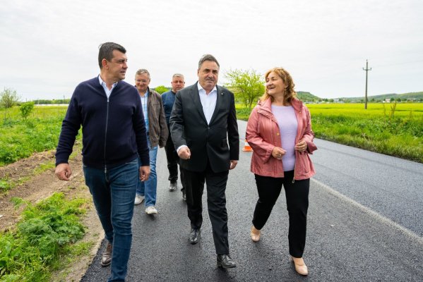 Drumul Județean 223 B Ivrinezu Mare - Peștera, în plină reabilitare