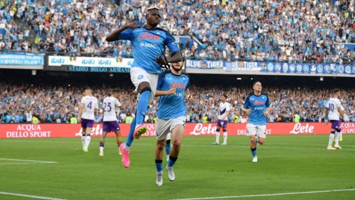 Fotbal: Napoli a sărbătorit titlul în Italia cu o victorie, 1-0 cu Fiorentina