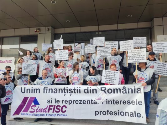 Reprezentanții angajaților din serviciile publice europene sunt alături de finanțiștii din România