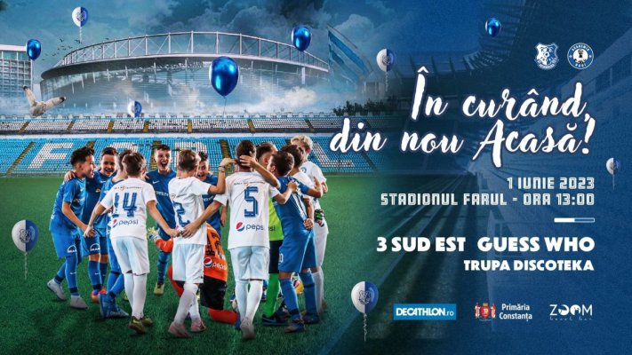 Pe 1 iunie, constănțenii își dau întâlnire pe stadionul Farul