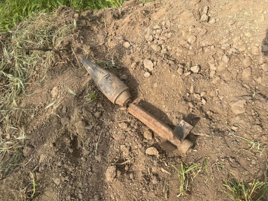 Muniție din timpul celui de-al Doilea Război Mondial, descoperită la Tulcea. Video