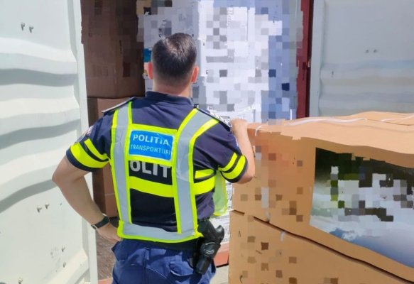Mărfuri contrafăcute în valoare de 300.000 de lei, depistate în Portul Constanța Sud - Agigea