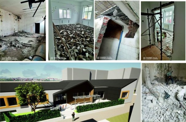 Au început lucrările de extindere și reabilitare la Grădinița „Zig-Zag“ din Ovidiu