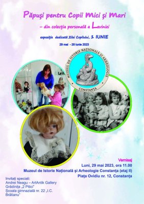 Expoziție de păpuși, cu ocazia Zilei Copilului, la Muzeul de Istorie