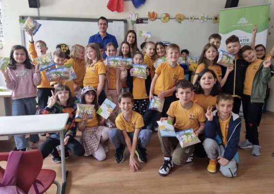 Lecția de educație ecologică cu Școala Gimnazială Spectrum Constanța