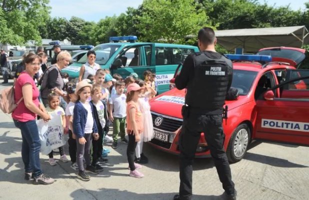 Ziua Internațională a Copilului, sărbătorită în avans, la Poliția de Frontieră Tulcea. Video