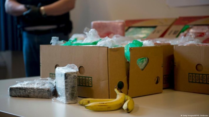 Portugalia: Autorităţile au confiscat 4,2 tone de cocaină ascunse în paleţi cu banane provenind din Columbia