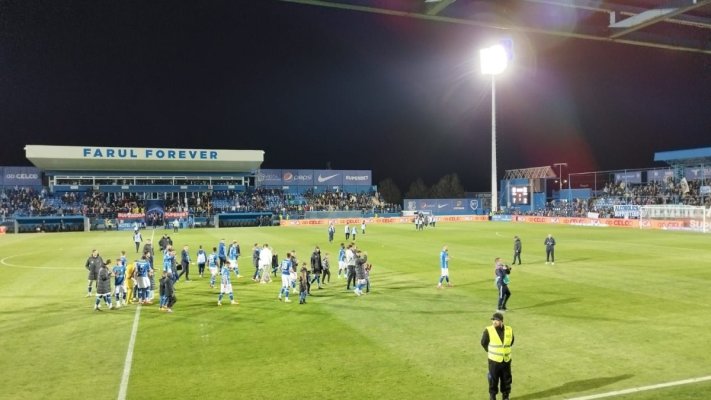 Farul Constanța trece ca ”trenul” peste Rapid, cu 7-2, și titlul e și mai aproape