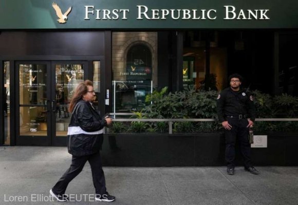 Banca americană First Republic preluată de autorităţile de la Washington şi revândută către JPMorgan