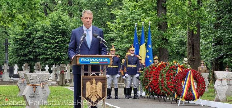 Iohannis, rezerviştilor militari: Vă încurajez să rămâneţi implicaţi în dezvoltarea societăţii civile
