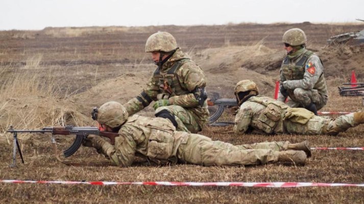 Militari din forțele terestre, aeriene și navale, exercițiu de instrucție în județul Tulcea
