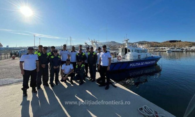 Sute de persoane salvate de polițiștii de frontieră în Marea Mediterană