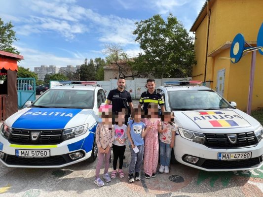Polițiștii constănțeni au desfășurat activități de prevenție împreună cu zeci de copii