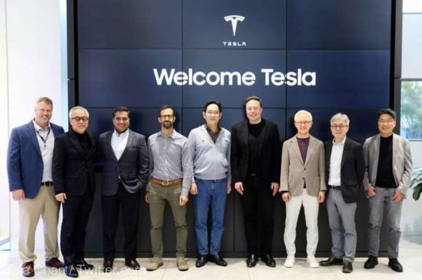 Şefii Samsung Electronics şi Tesla au discutat despre cooperare