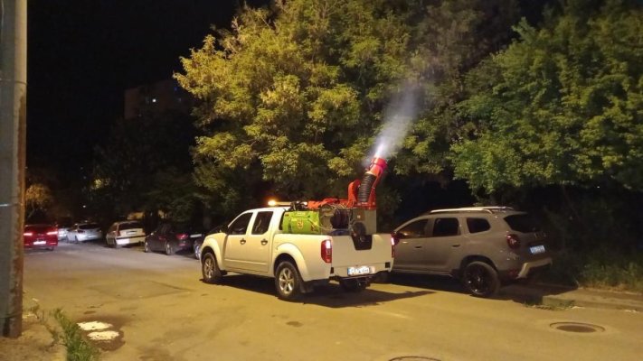 Primăria Constanța, stropire împotriva dăunătorilor