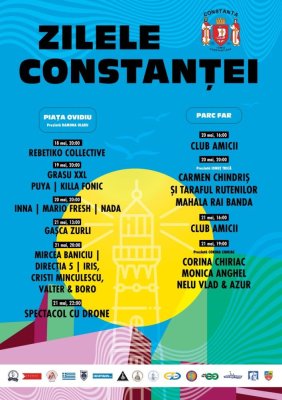 Evenimentele organizate cu ocazia Zilei Constanței, încep de joi, 18 mai