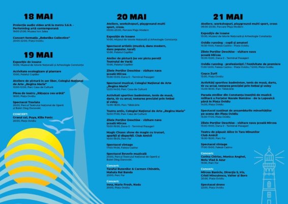 Ziua Constanței, sărbătorită cu piese de teatru, concerte și alte evenimente