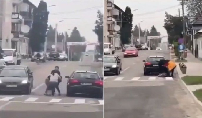 Trei femei s-au luat la bătaie în trafic din cauza unui bărbat