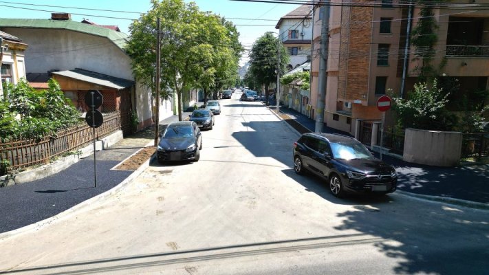 S-au încheiat lucrările de reabilitare pe strada Vasile Lupu!