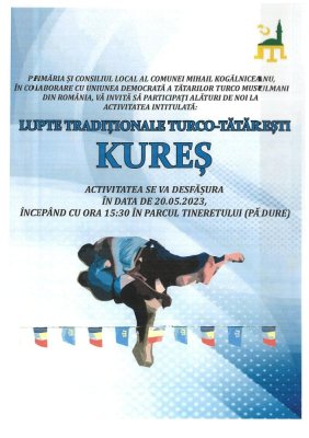 Lupte tradiționale turco-tătărești Kureș, în Mihail Kogălniceanu