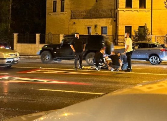 Un jandarm bucureștean, aflat în timpul liber, i-a salvat viața unui pieton mort de beat, accidentat în zona Bellagio