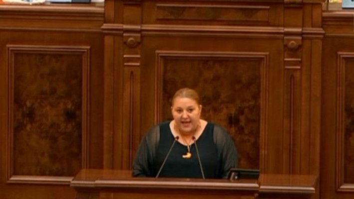 Diana Șoșoacă amenință de la tribuna Parlamentului: „Vă voi da foc, satanele merită doar focul iadului”