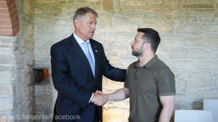 Iohannis: Am discutat cu Volodimir Zelenski despre promovarea proiectelor comune