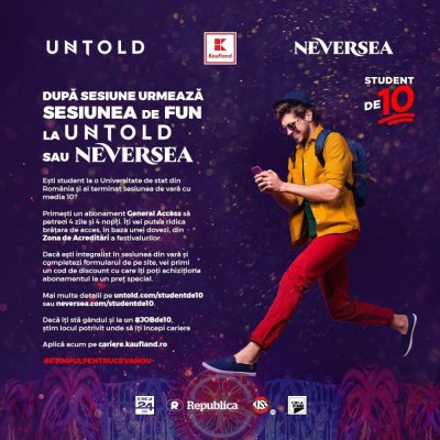 Untold și Neversea lansează campania  