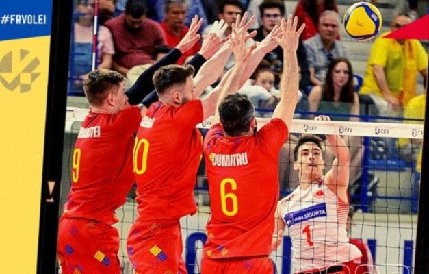 Volei masculin: România, învinsă de Turcia cu 3-2, la Braşov, în Golden League