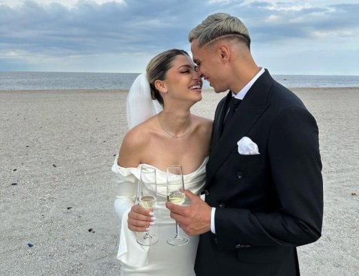 Lux și opulență! Un fotbalist celebru s-a căsătorit pe plaja Nuba, din Mamaia! Video