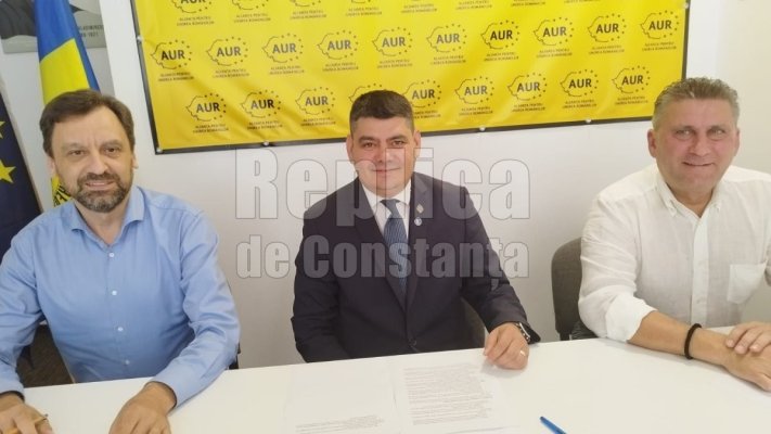 AUR Constanța, conferință de presă; Este prezent și senatorul Sorin Mateescu