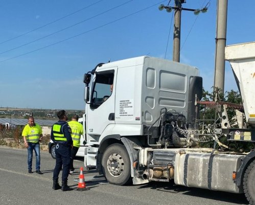 Control al greutății vehiculelor pe drumurile județene