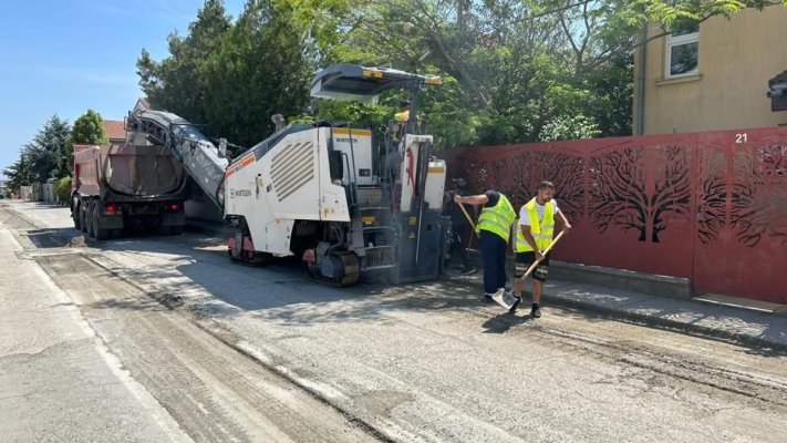 Atenție, șoferi! Se reabilitează carosabilul pe strada Brest din cartierul Tomis Plus