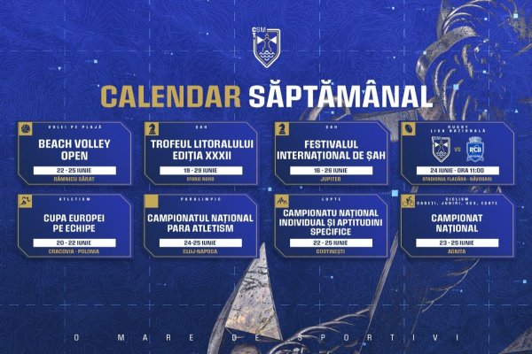 Sportivii CSM Constanța, săptămână plină de provocări