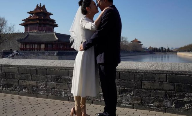 China a înregistrat anul trecut cel mai mic număr de căsătorii din ultimii aproape 40 de ani
