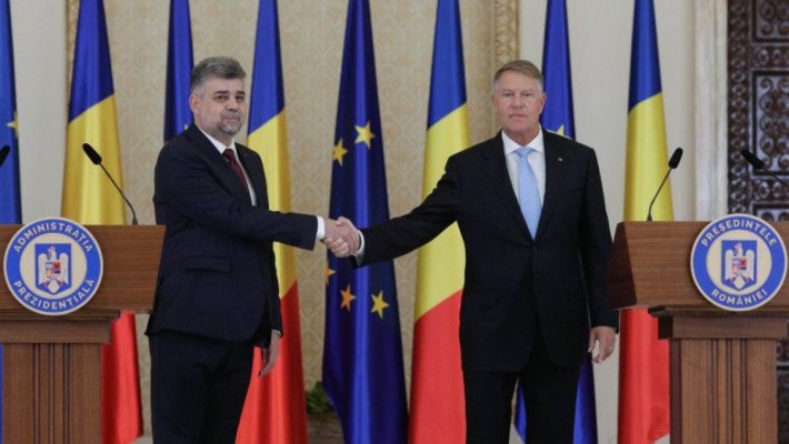Klaus Iohannis: Îl desemnez pentru poziția de prim-ministru al României pe Marcel Ciolacu