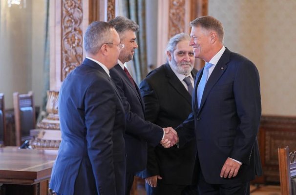 Iohannis discută cu reprezentanţii PSD, PNL şi ai minorităţilor
