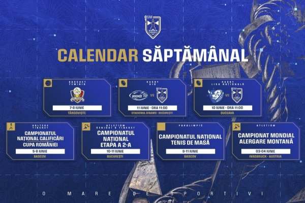 Sportivii CSM Constanța, săptămână plină de provocări