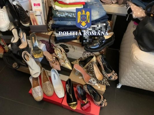 Percheziții la Constanța! Polițiștii au confiscat haine și accesorii ”de firmă”