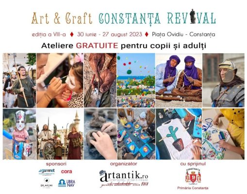 Începe, Târgul Art & Craft Constanța Revival, ediția a VIII-a, la Constanța