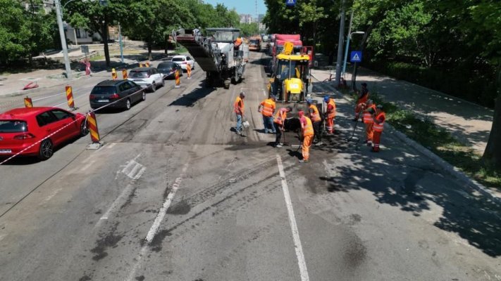  Atenție, șoferi! Se lucrează pe bulevardul 1 Mai!  