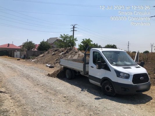 Autoutilitară confiscată de polițiștii locali constănțeni  